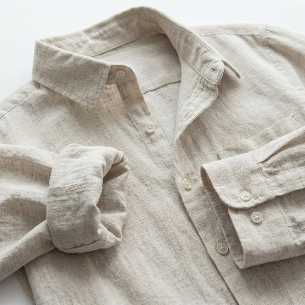 Daniel | Men’s Linen Shirt | Lightweight Summer Essential for Effortless Style