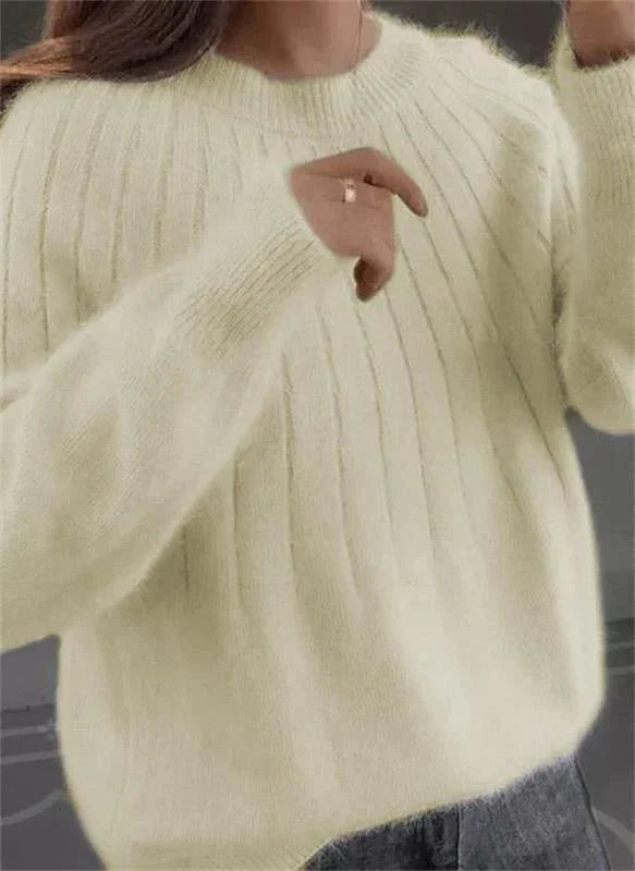 Penelope | Women's Knit Sweater, Elegant Cashmere Winter Pullover for Casual Wear
