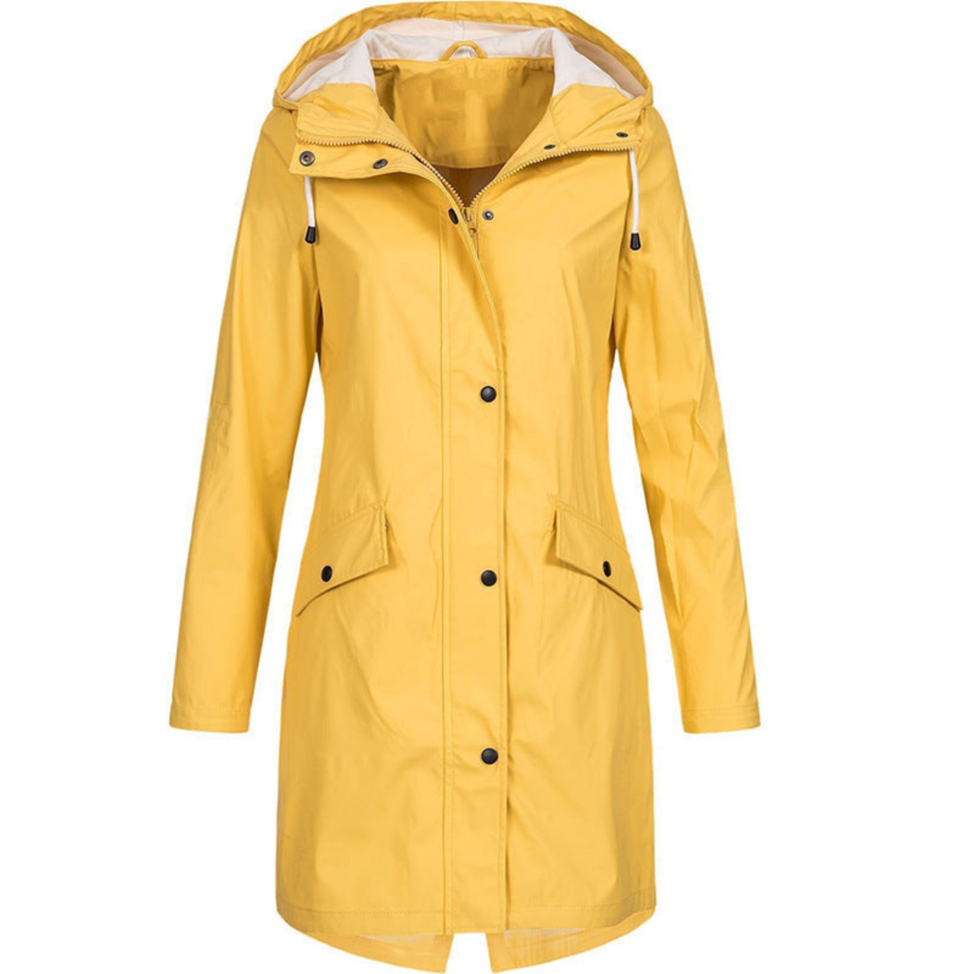 Frances | Women's Hooded Rain Coat, Lightweight Waterproof Jacket for Casual Outdoor Wear
