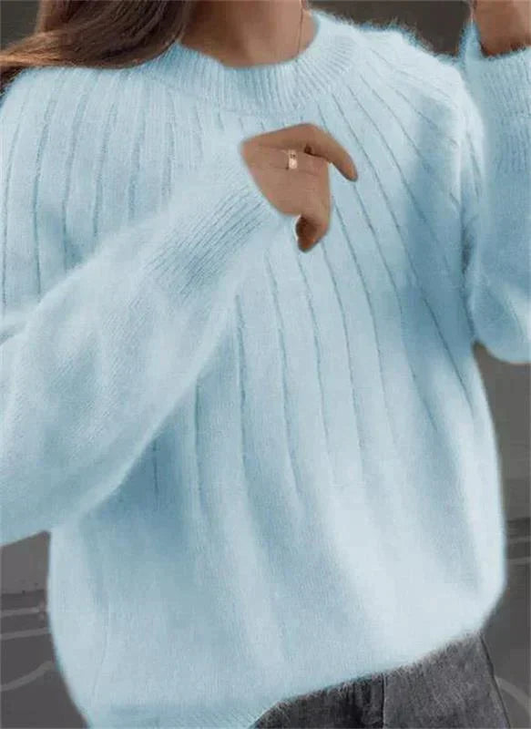 Penelope | Women's Knit Sweater, Elegant Cashmere Winter Pullover for Casual Wear
