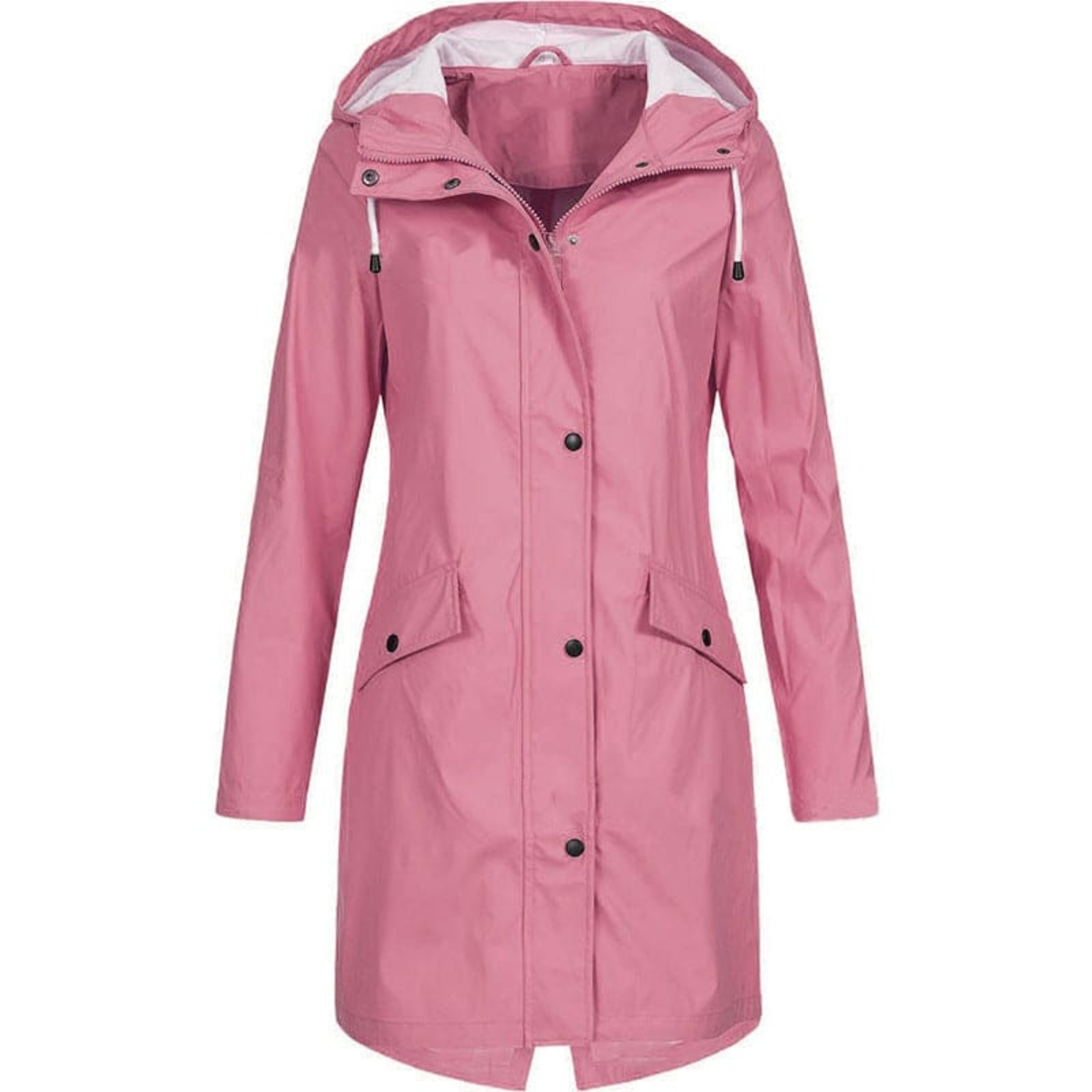 Frances | Women's Hooded Rain Coat, Lightweight Waterproof Jacket for Casual Outdoor Wear