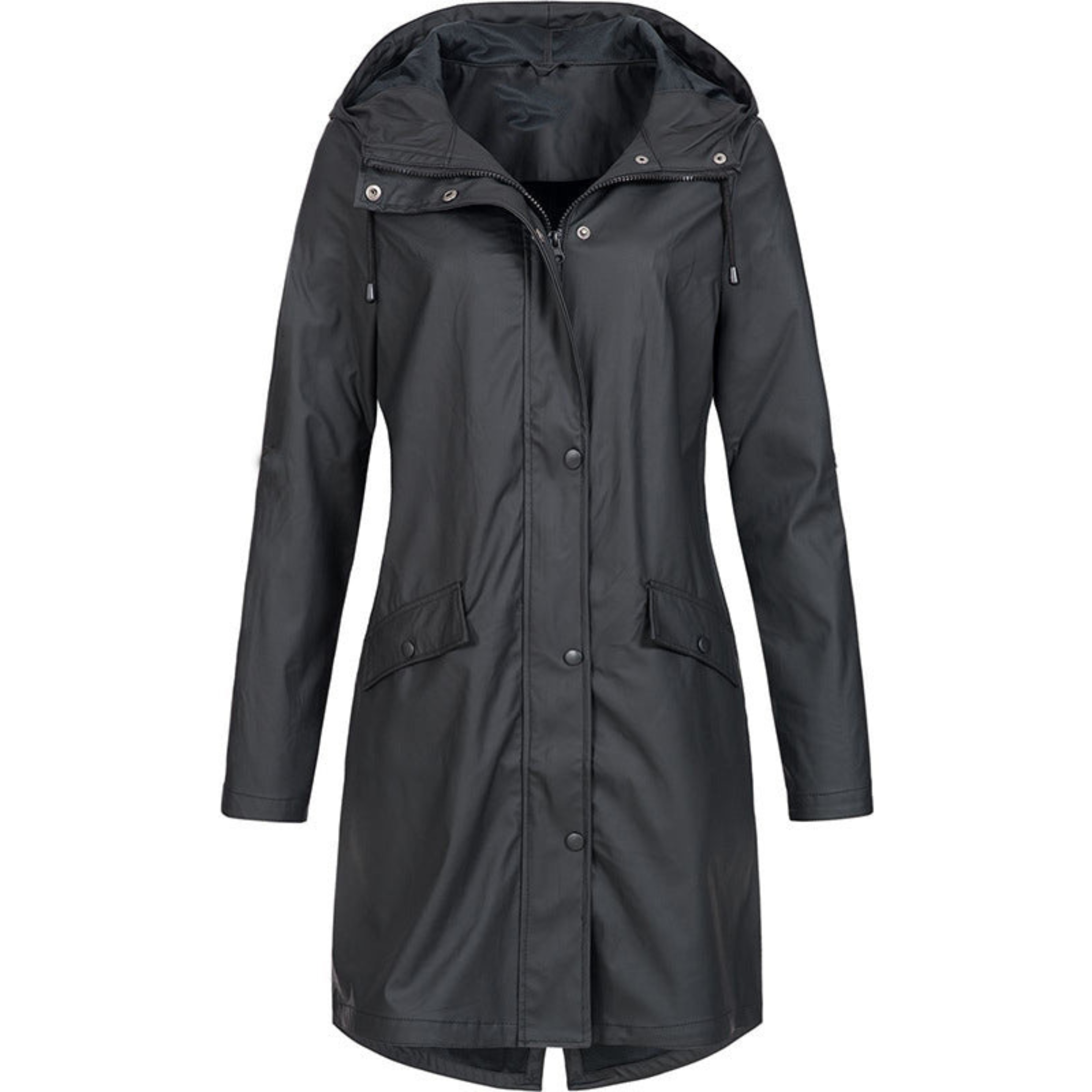 Frances | Women's Hooded Rain Coat, Lightweight Waterproof Jacket for Casual Outdoor Wear