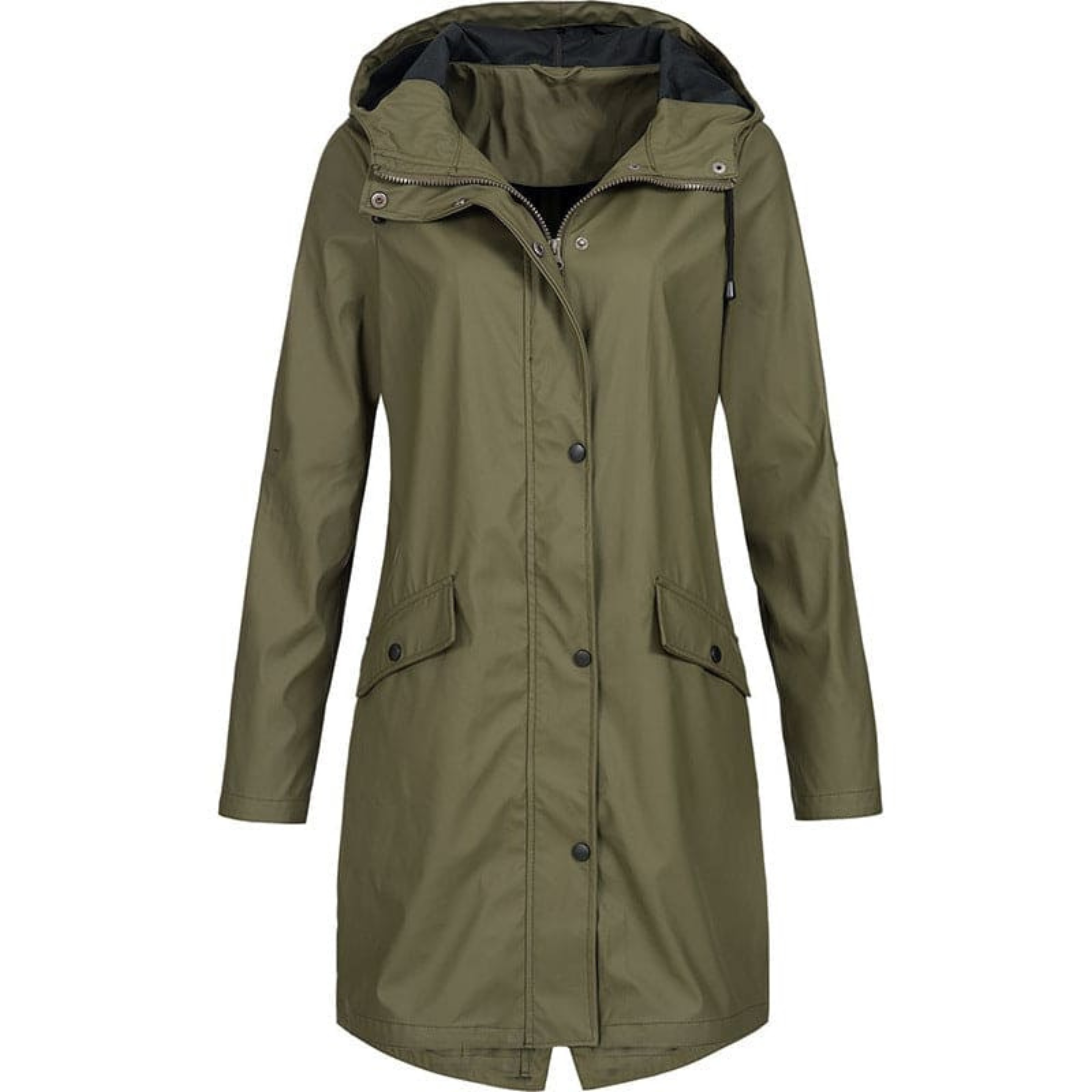 Frances | Women's Hooded Rain Coat, Lightweight Waterproof Jacket for Casual Outdoor Wear