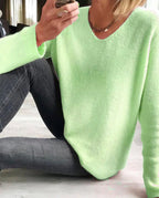 Matilda | Women's Knit Sweater, Casual Soft Wool Blend Winter Pullover for Everyday Wear
