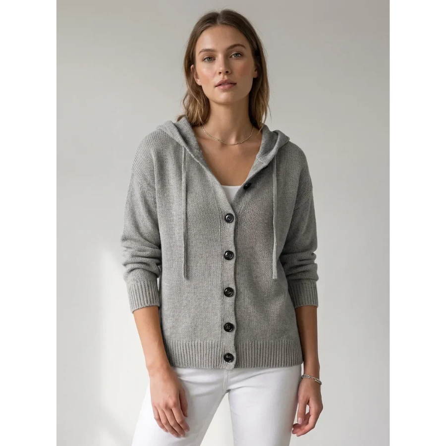 Hannah | Oversized Hooded Long Cardigan | Cozy and Relaxed