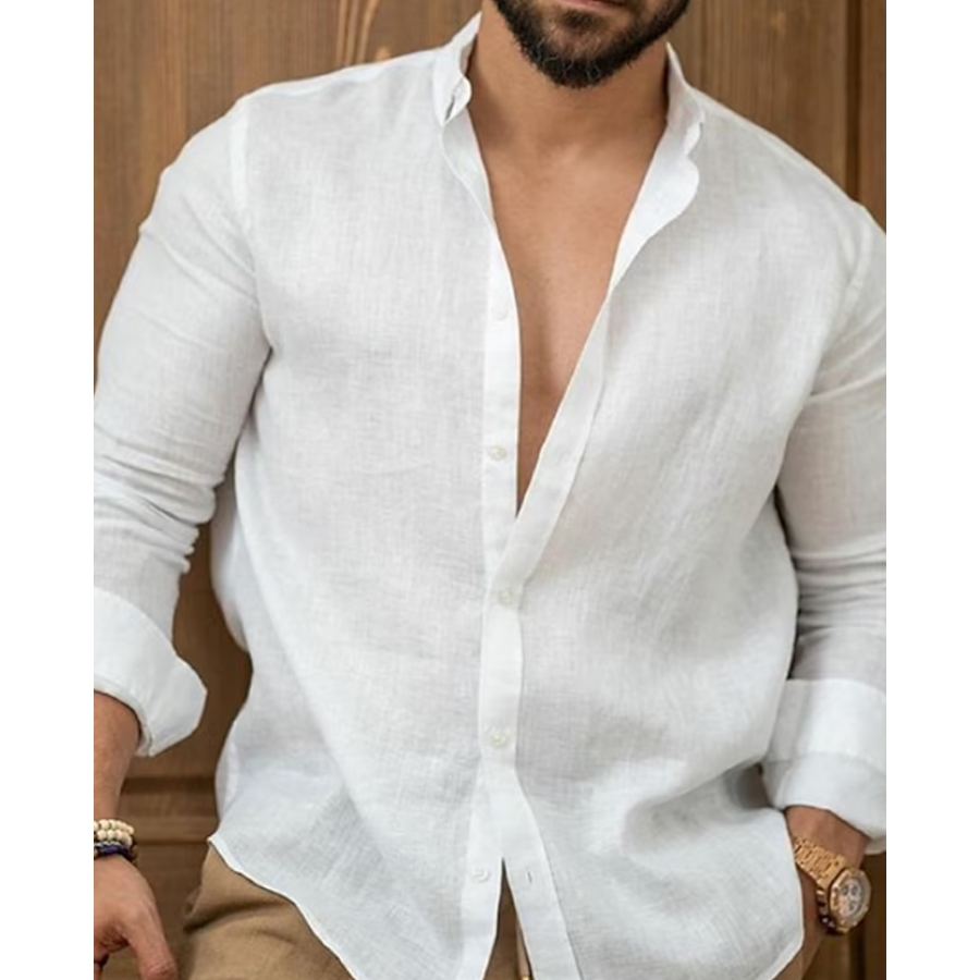 Eric | Men’s Linen Shirt | Light, Refined and Effortlessly Stylish