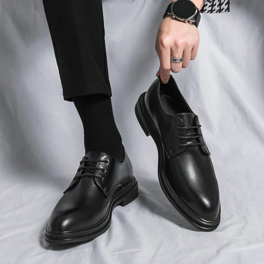 Marco | Patent Leather Derby Shoes | Polished and Sophisticated