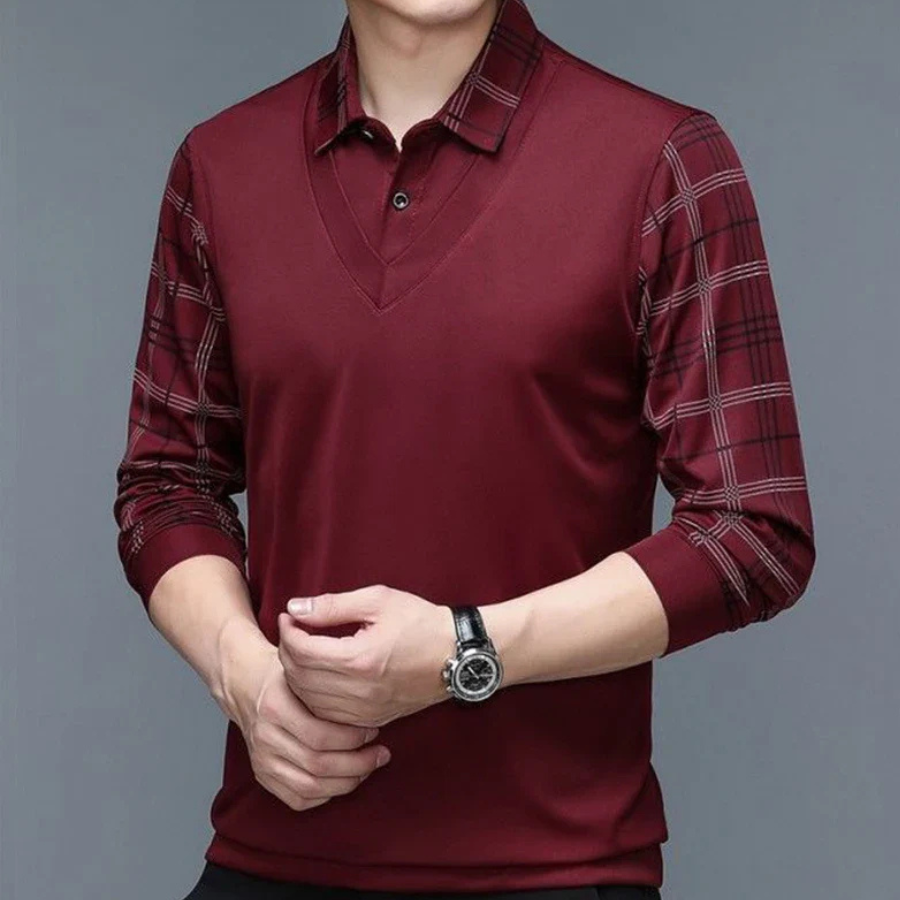 Tobias | Long Sleeve Polo | Refined and Comfortable