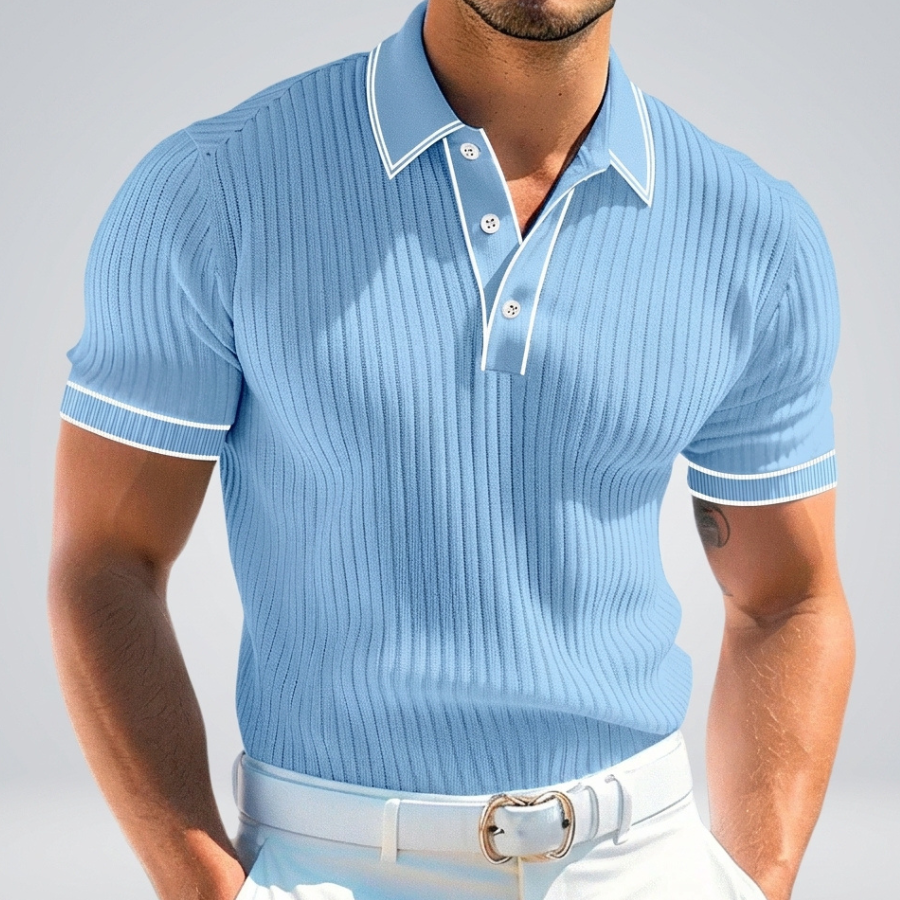 Henry | Men's Lightweight Summer Polo Shirt | Breathable and