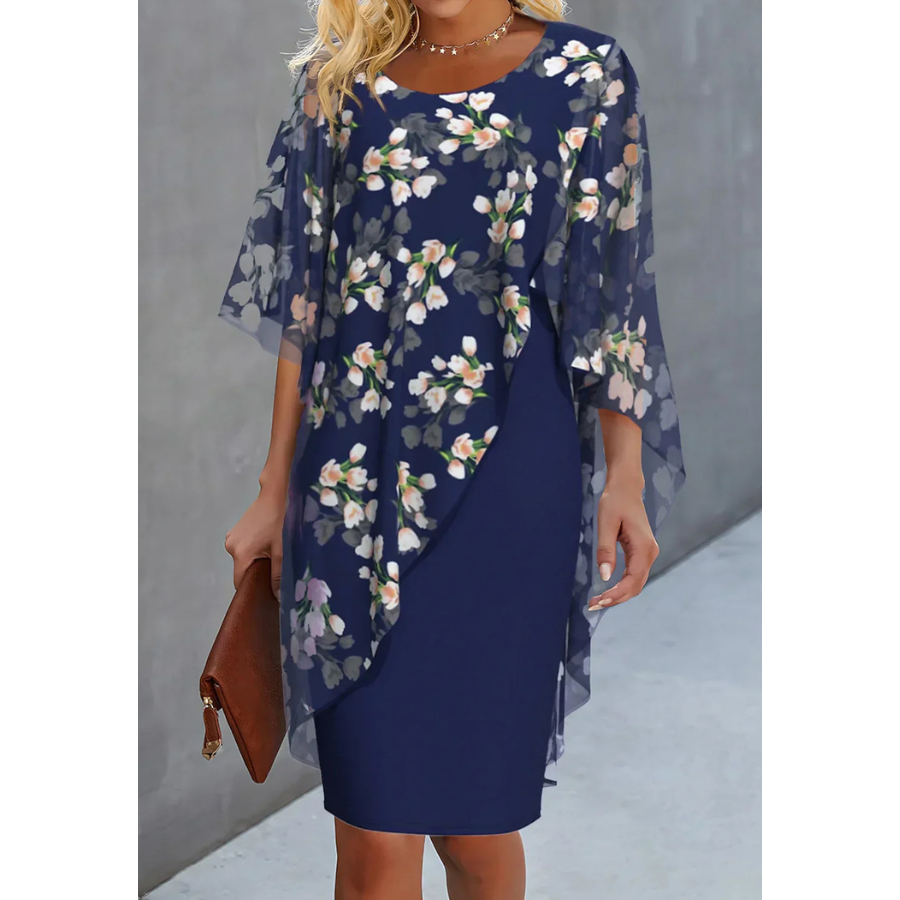Teodora | Floral Chiffon Dress | Light and Romantic