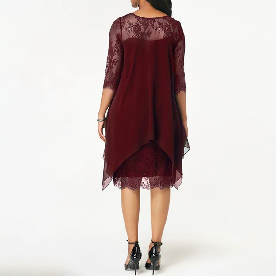 Ainsley | Elegant Midi Dress | Graceful Style