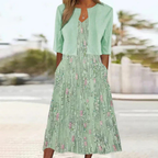 Harlow | Printed Sleeveless Summer Mini Dress | Light