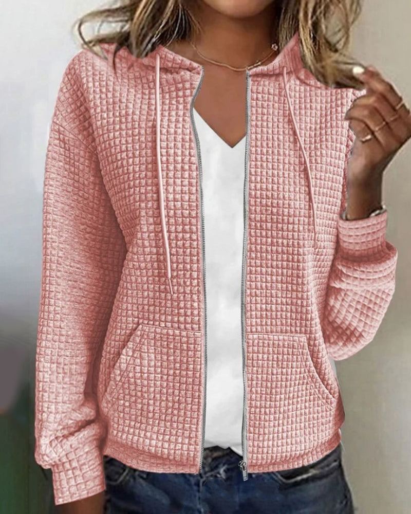 Madeline | Women's Casual Zip-Up Jacket, Lightweight Windproof Utility Jacket for Everyday Wear