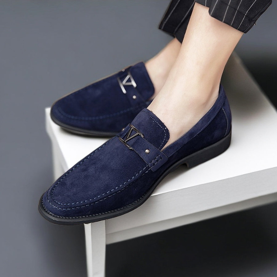 Carlo | Italian Suede Slip-On Loafers | Elegant and Timeless