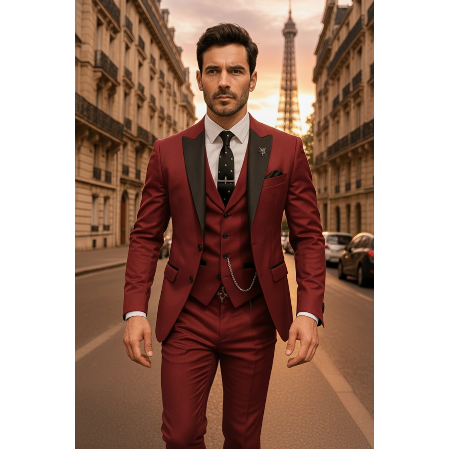 Juhani | Slim Fit Three-Piece Suit | Sharp and Refined