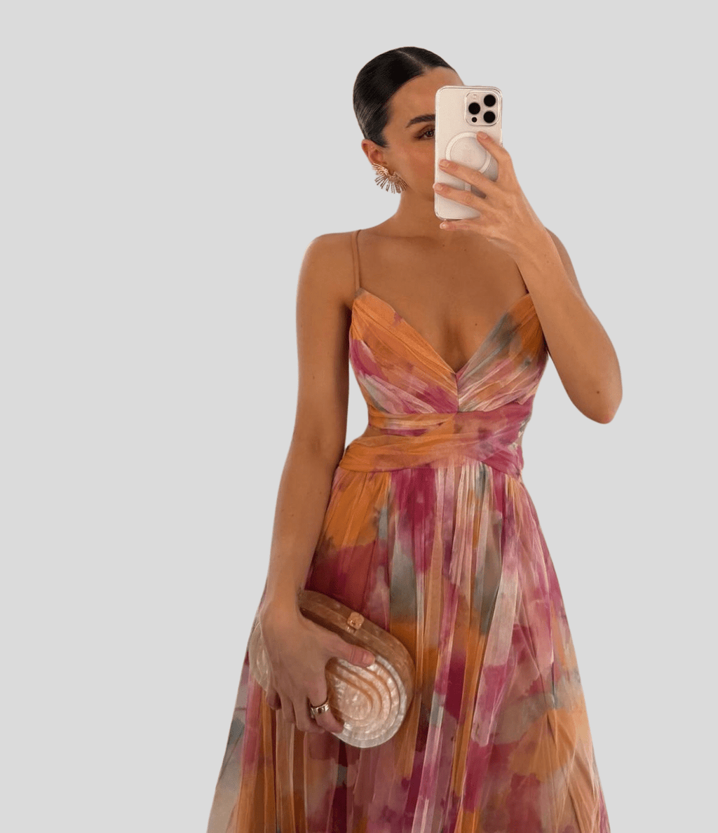 Hilda | Charming Floral Maxi Dress | Romantic Print & Effortless Femininity