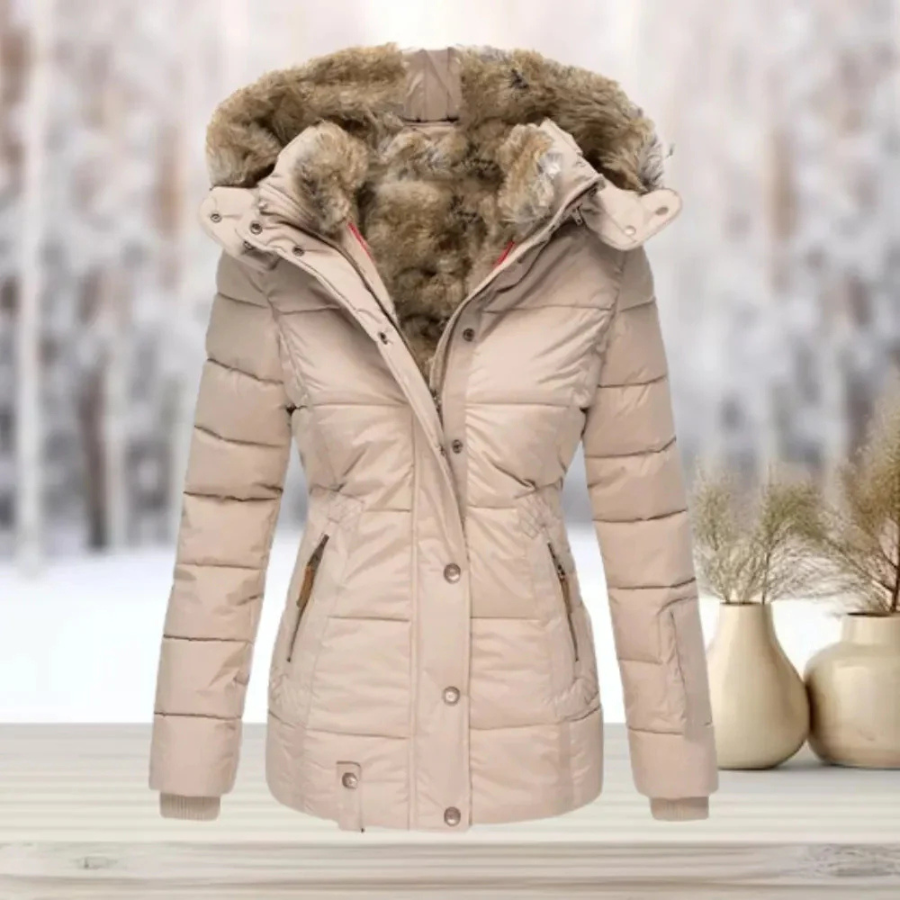 Agnes | Fur-Lined Down Puffer Jacket | Warmth and Style for Cold Days