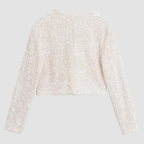 Cecilia | Sequin Bow Blazer | Sparkling Elegance for Every Occasion