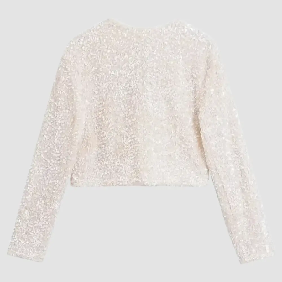 Cecilia | Sequin Bow Blazer | Sparkling Elegance for Every Occasion