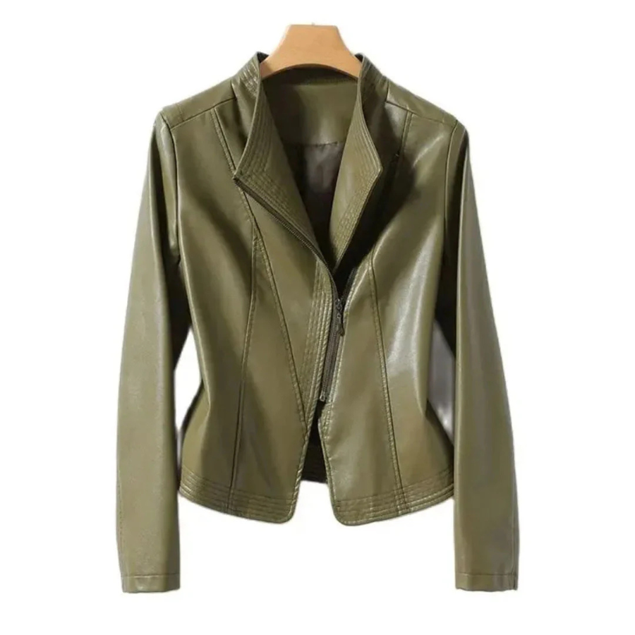 Arabella | Leather Moto Jacket | Edgy Style with Timeless Confidence