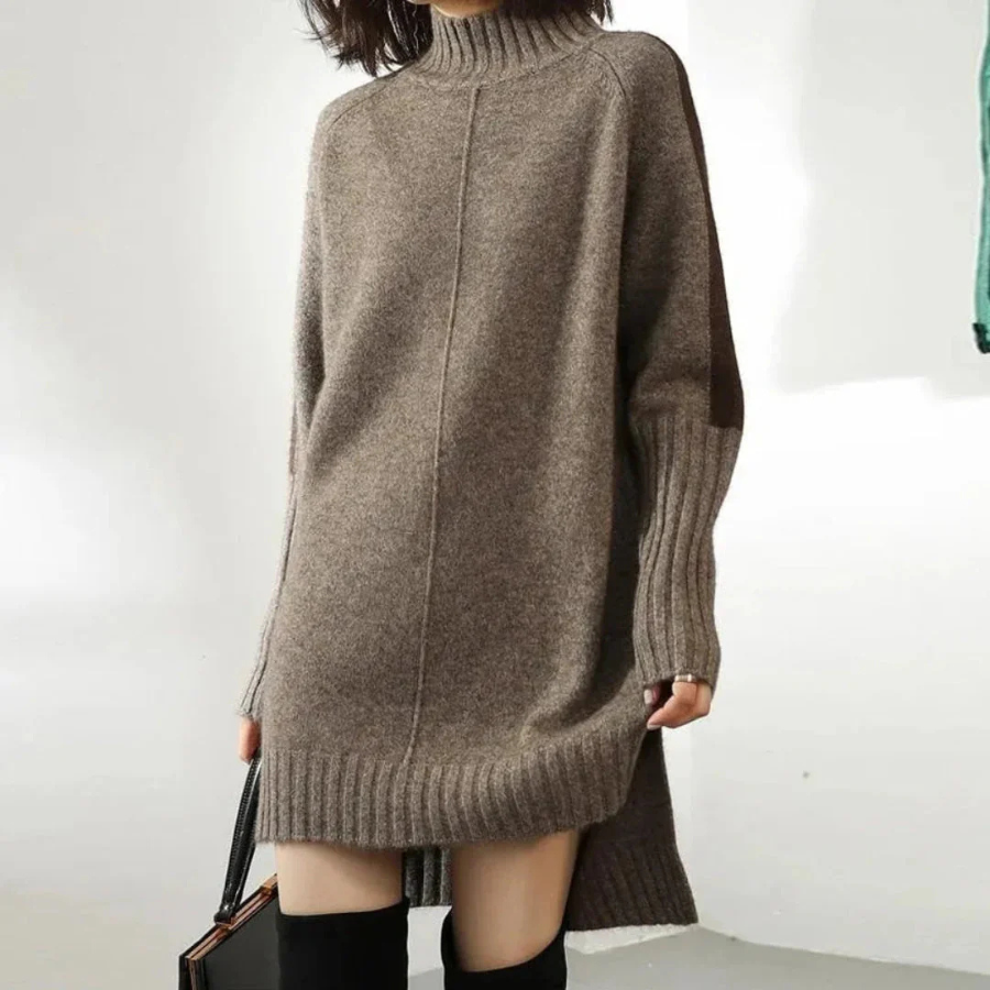 Keziah | Oversized Knit Sweater Dress | Cozy Chic with Relaxed Elegance