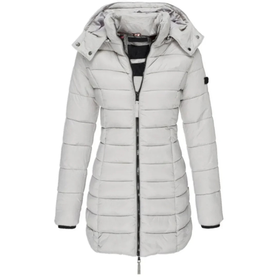 Maren | Women’s Longline Hooded Down Jacket | Reliable Warmth with Everyday Style