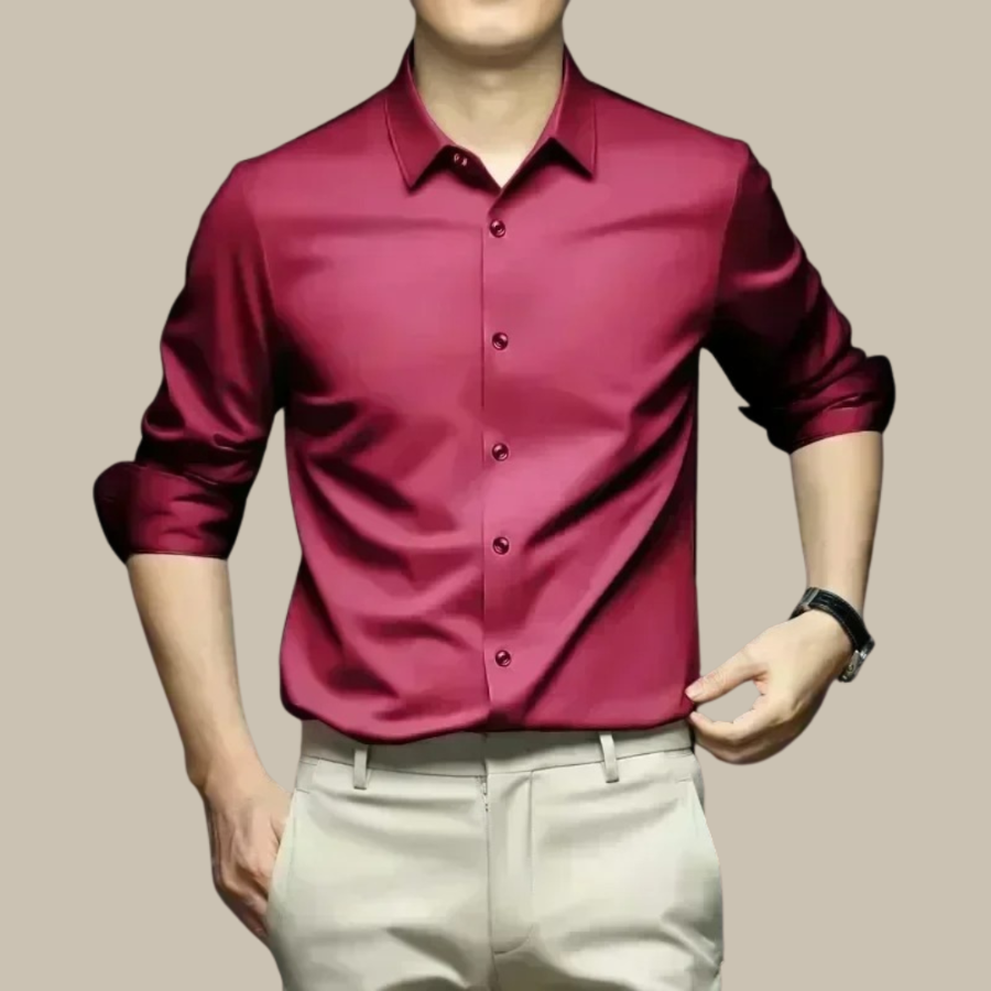 Matteo | Casual Silk Shirt for Men | Refined and Effortless