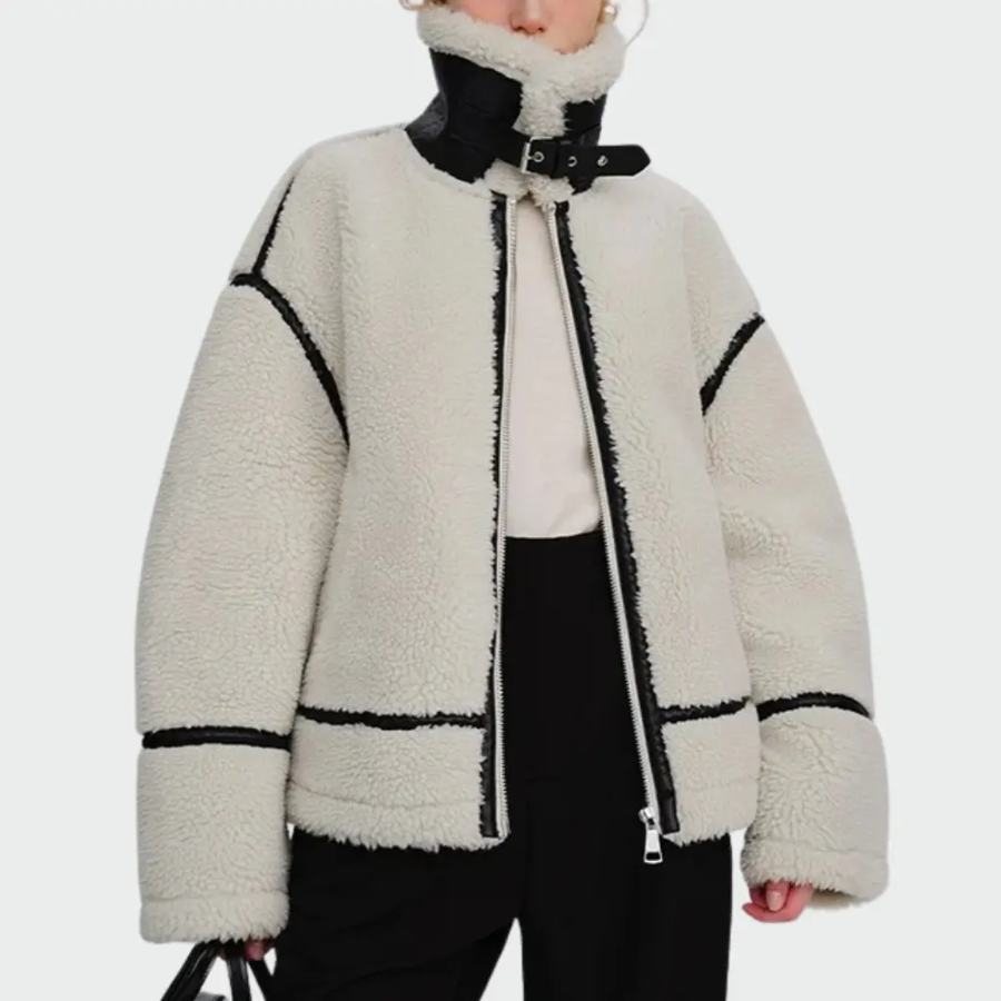 Linden | Chic Faux Fur Jacket | Plush Warmth with Modern Glamour