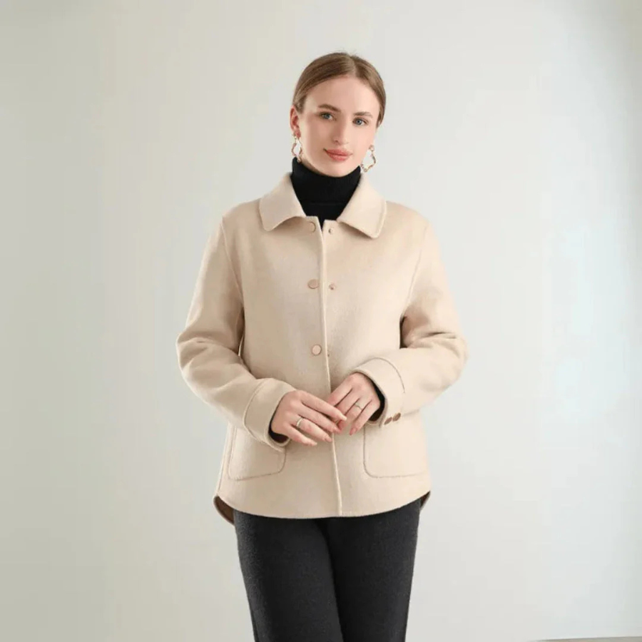 Tansy | Double-Sided Wool Coat | Reversible Warmth with Refined Style
