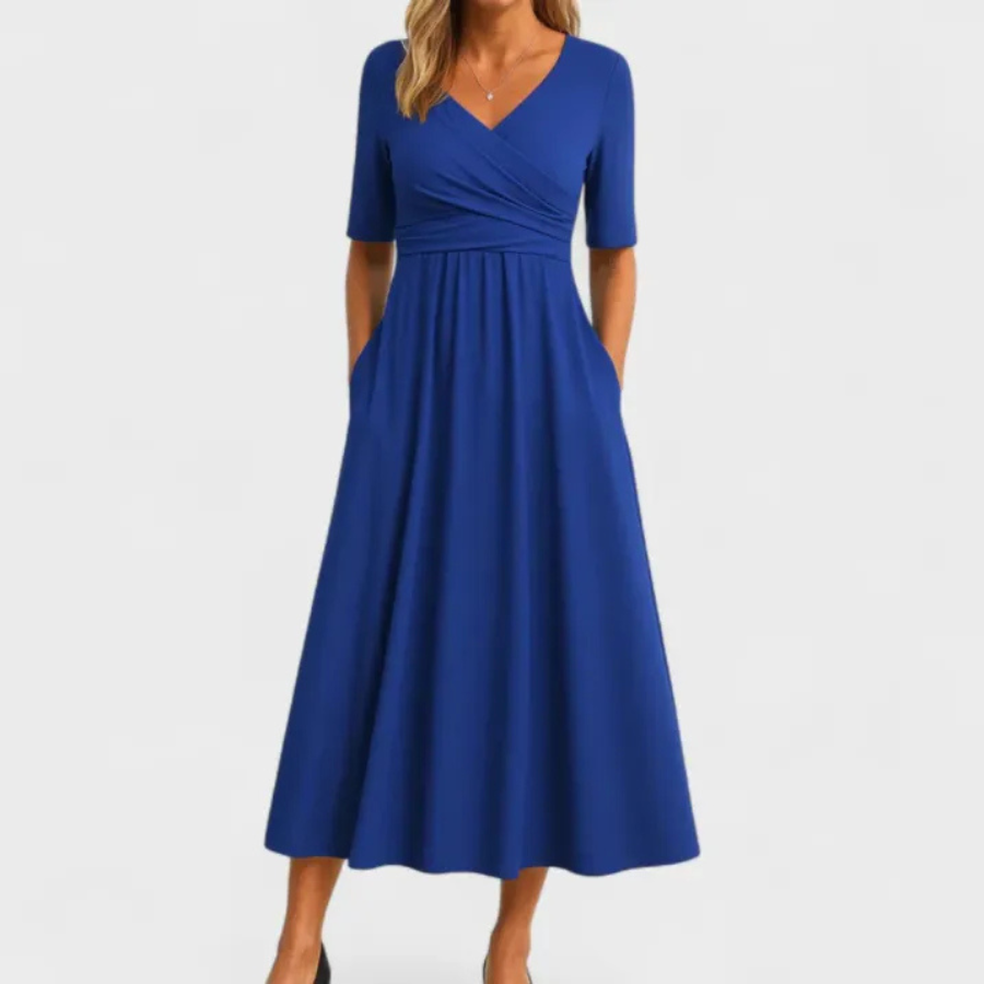 Ione | Wedding Guest Midi Dress for Women | Elegant
