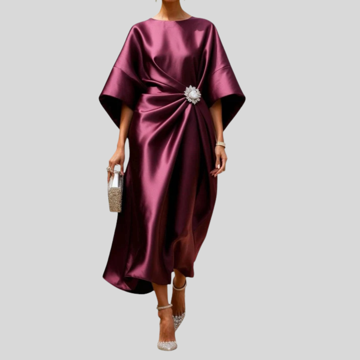 Pansy | Elegant Midi Dress | Chic and Comfortable