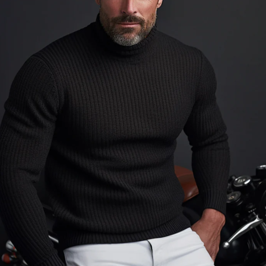 Luca | Designer Turtleneck Jumper | Refined and Modern