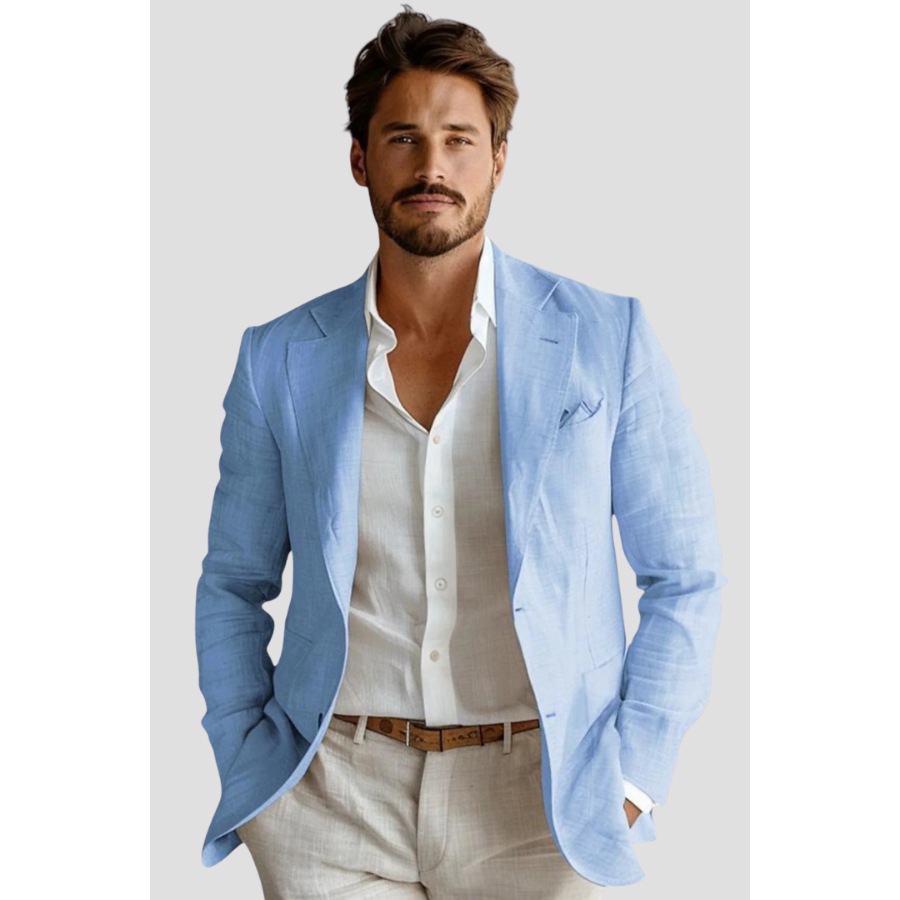 Mihai | Men’s Linen Summer Blazer | Light and Refined