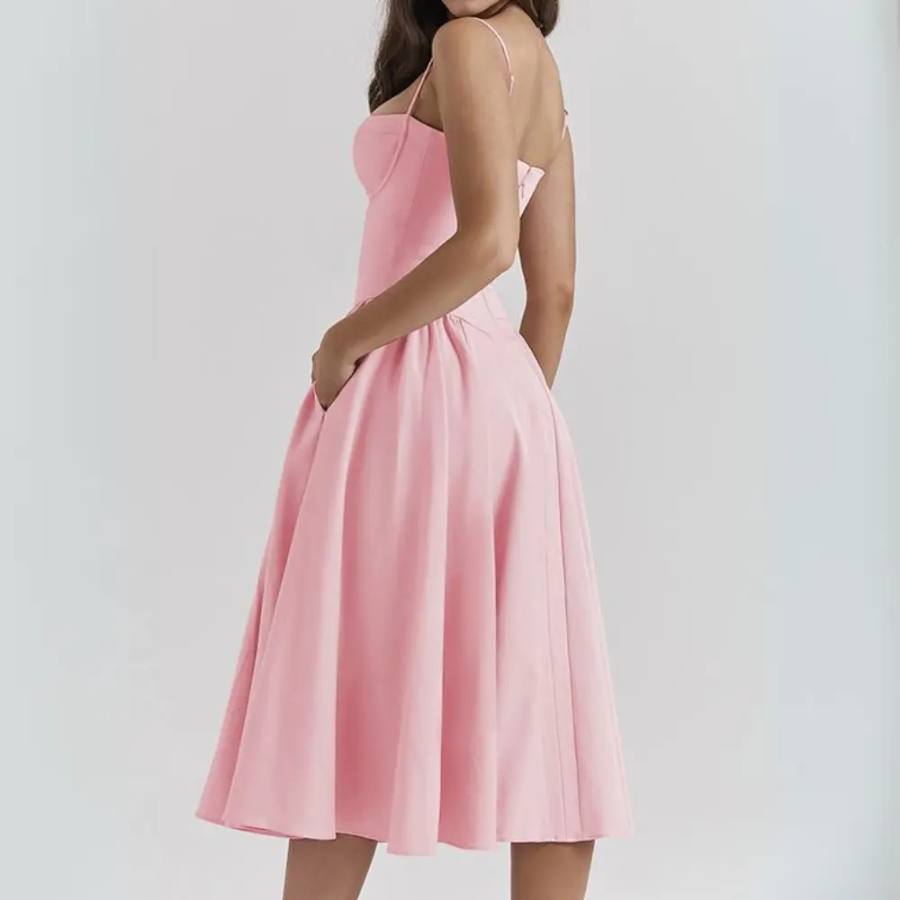 Nicole | Vintage Cami Midi Dress | Timeless and Feminine