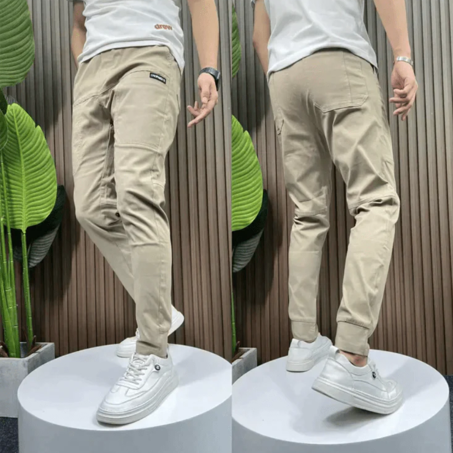 Thibault | Stretch Cargo Trousers | Modern and Versatile