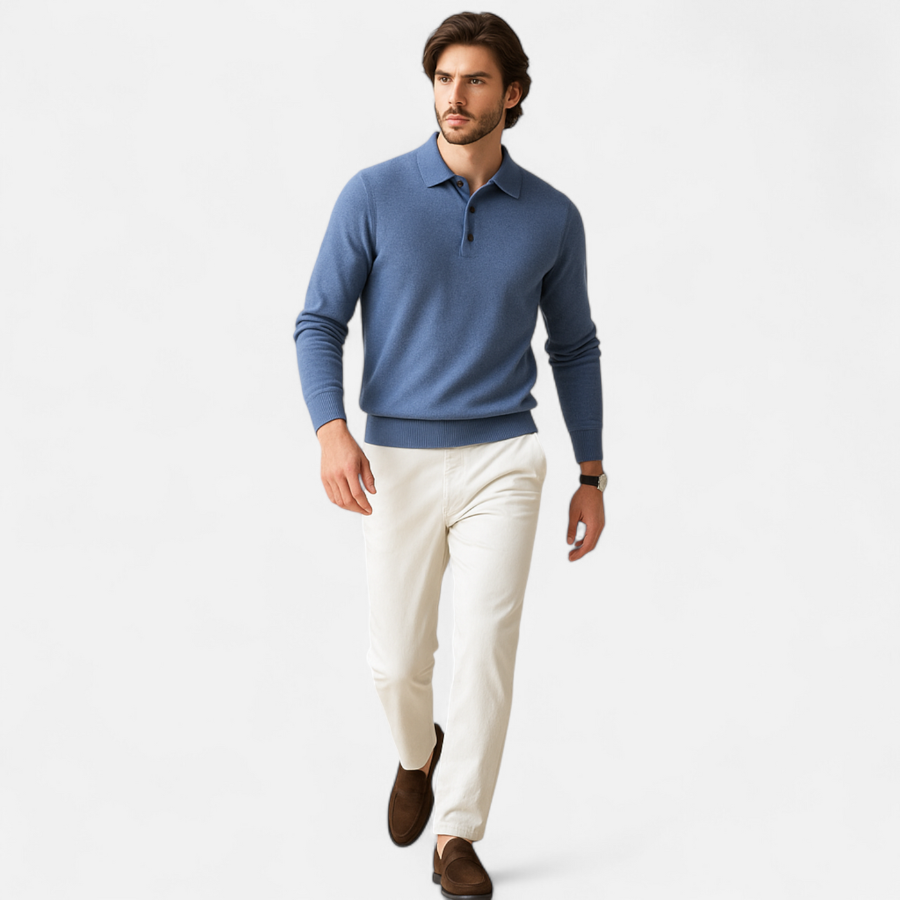 Joseph | Merino Wool Polo Sweater | Refined and Comfortable