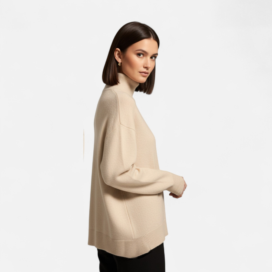 Mary | Cashmere Turtleneck Sweater | Soft and Timeless