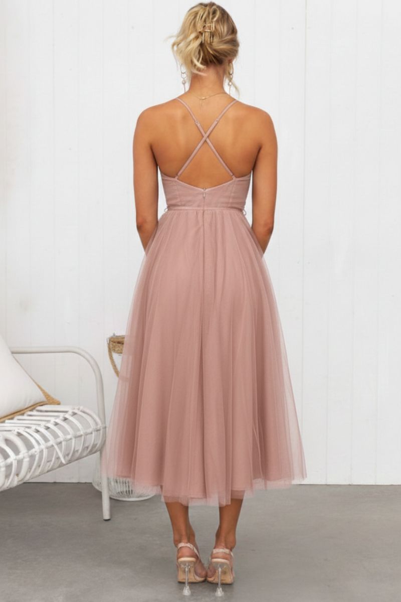 Ava | Women’s Tulle Midi Dress | Dreamy Elegance with a Romantic Flow