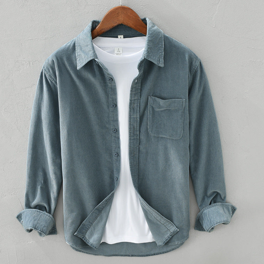 Magnus | Retro Corduroy Shirt for Men | Elegant and Versatile