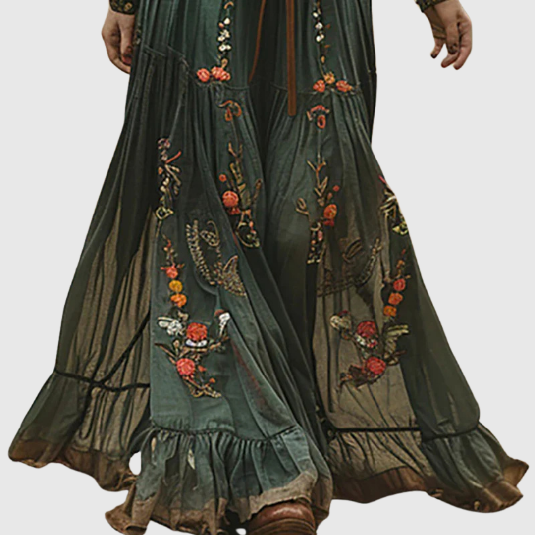 Ayla | Boho Maxi Dress | Free-Spirited and Elegant