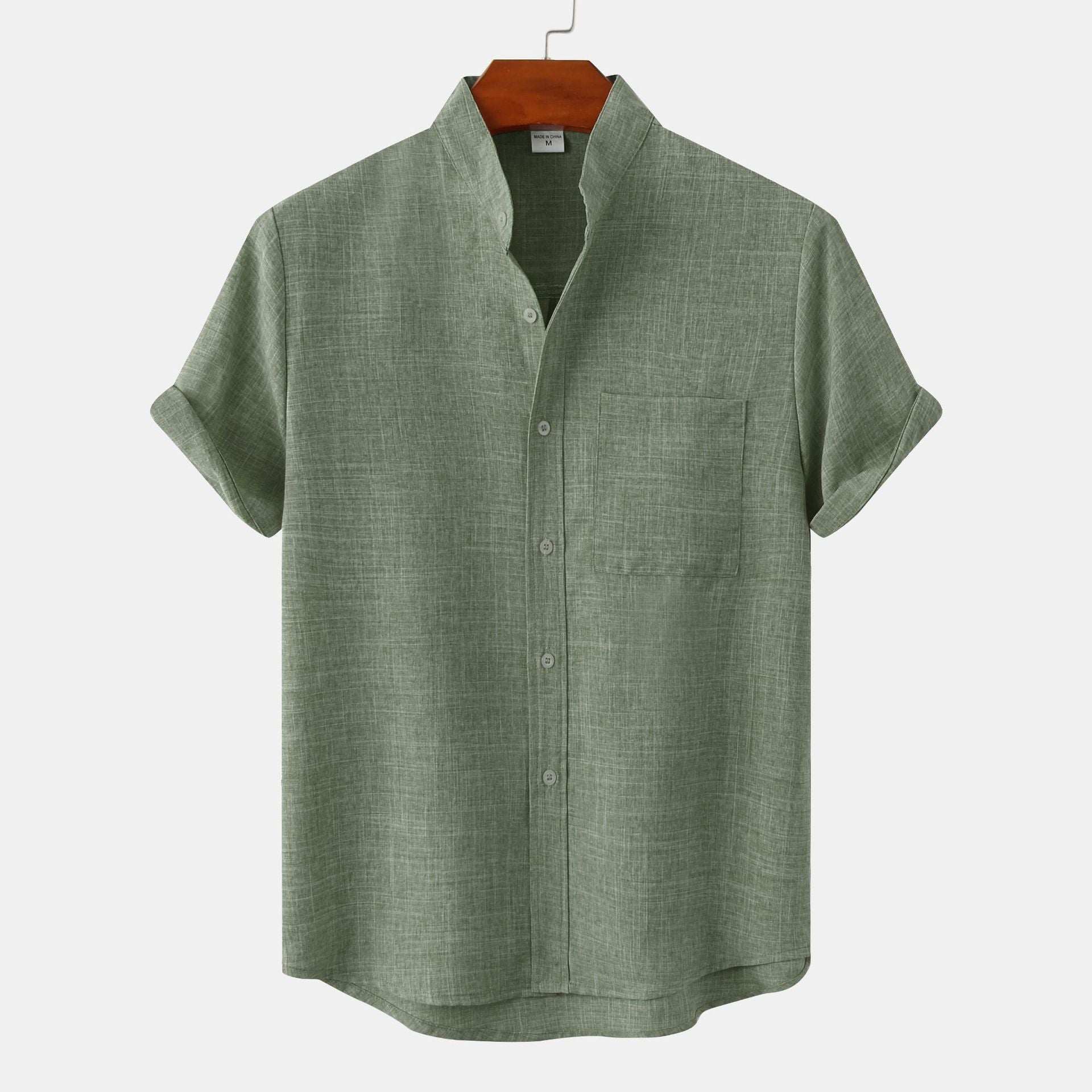 Lucas | Men’s Short Sleeve Summer Shirt | Lightweight Everyday Comfort & Style
