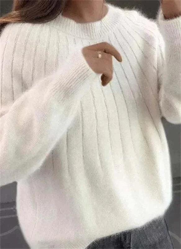 Penelope | Women's Knit Sweater, Elegant Cashmere Winter Pullover for Casual Wear