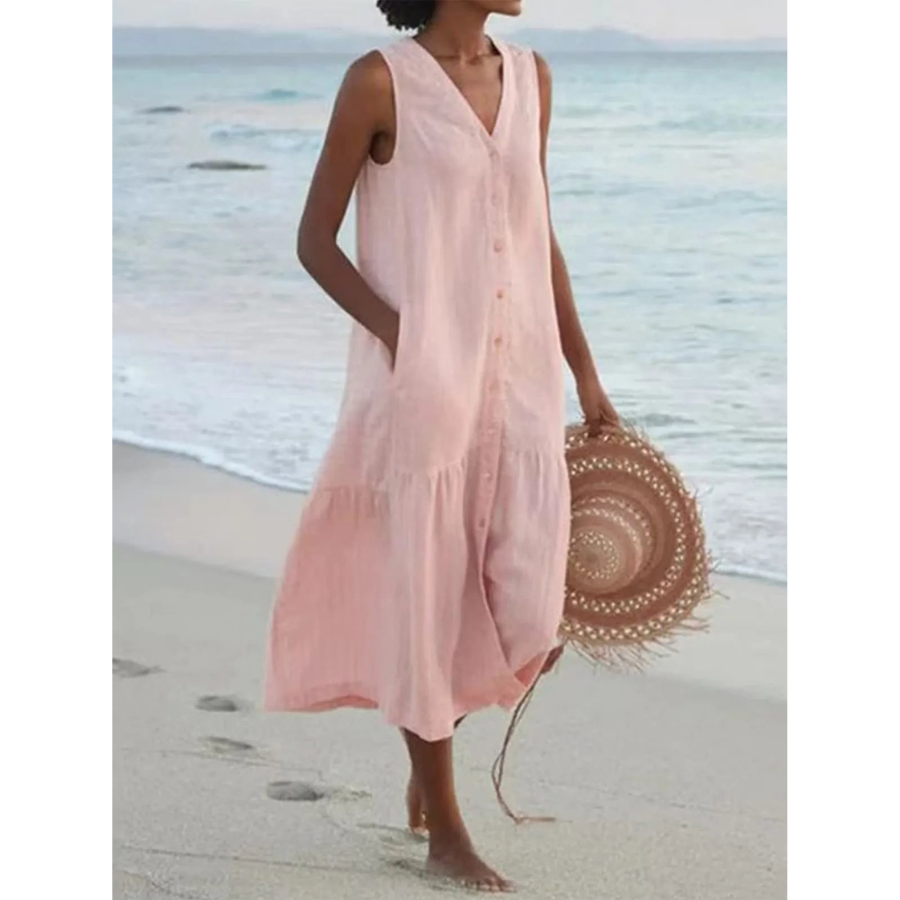 Giovanna | V-Neck Dress for Women | Elegant and Effortless