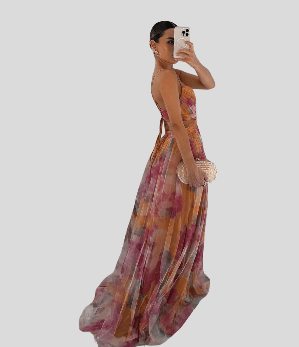 Hilda | Charming Floral Maxi Dress | Romantic Print & Effortless Femininity