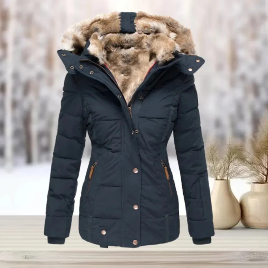 Agnes | Fur-Lined Down Puffer Jacket | Warmth and Style for Cold Days