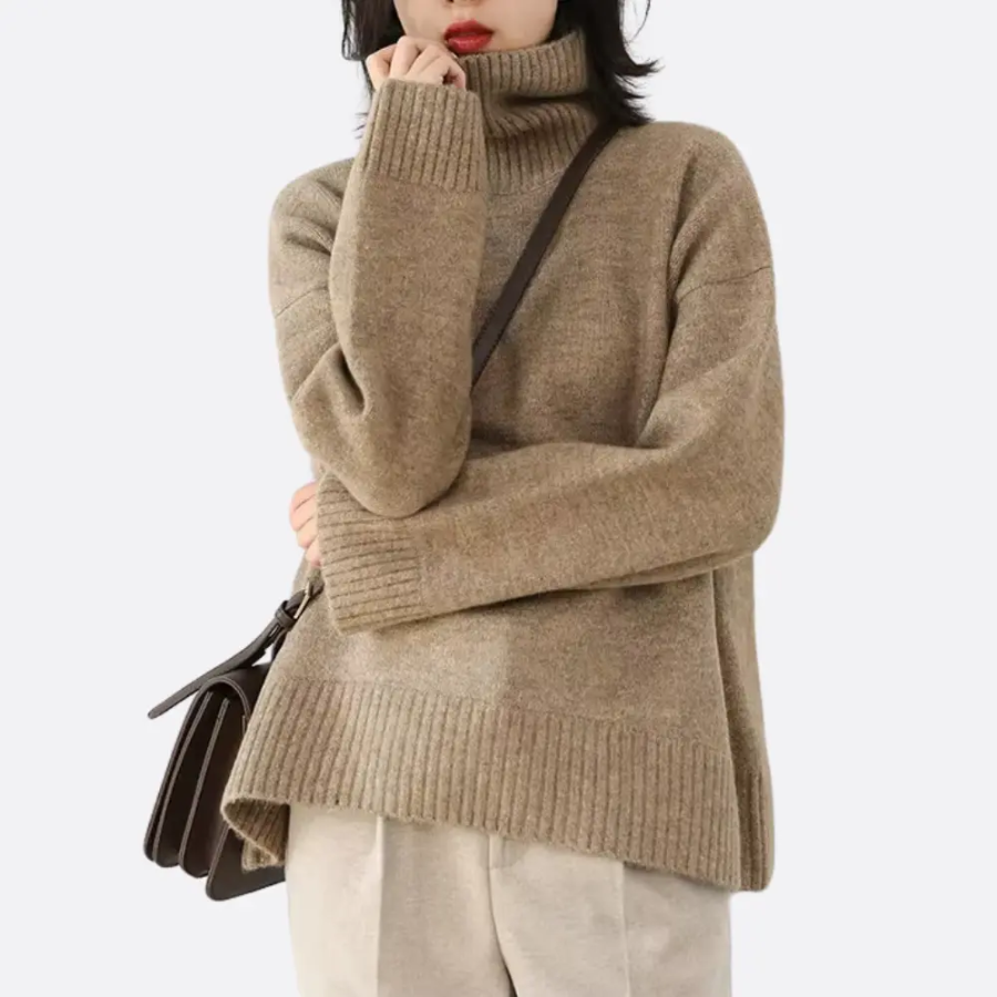 Ella | Women’s Loose Fit Turtleneck Sweater | Relaxed Comfort with Effortless Style