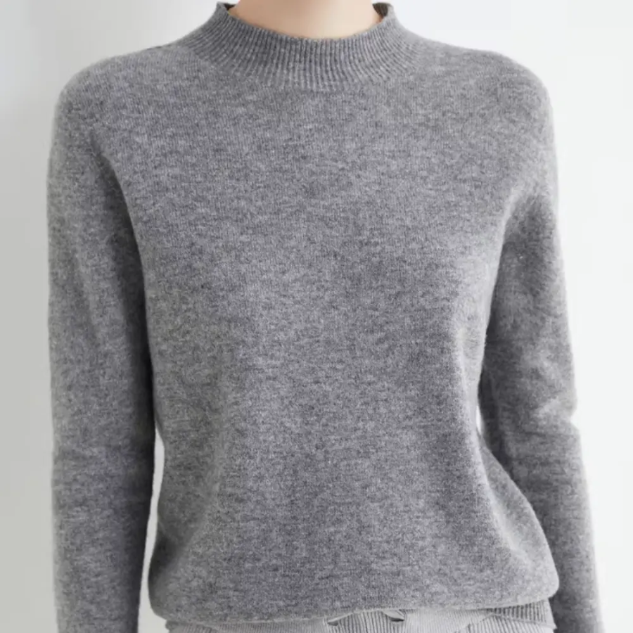 Chloe | Women’s Mock Wool Sweater | Soft Warmth with Everyday Elegance