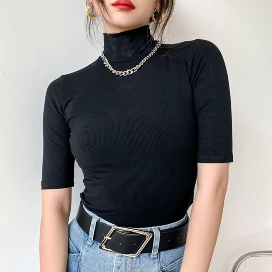Ruby | Women’s Turtleneck Top | Sleek Comfort with Everyday Elegance