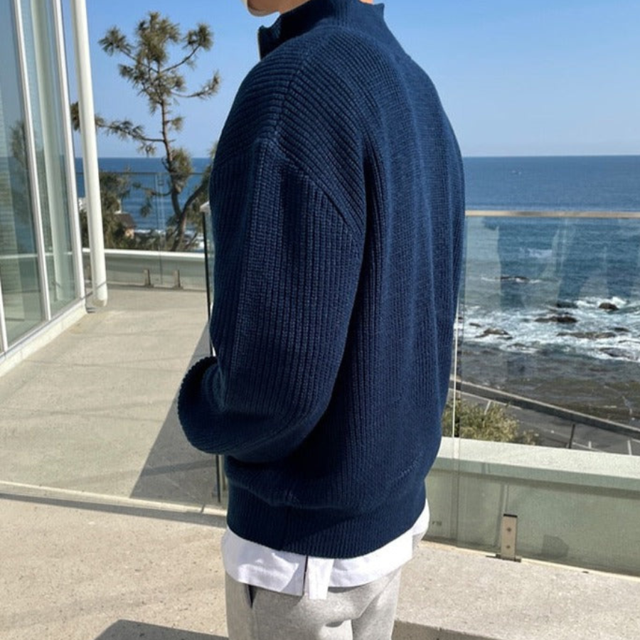 Adrien | Half-Zip Knit Sweater | Timeless and Refined
