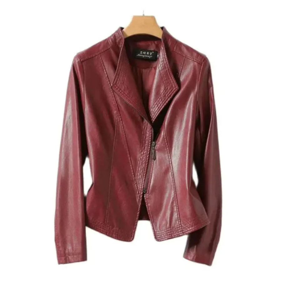 Arabella | Leather Moto Jacket | Edgy Style with Timeless Confidence
